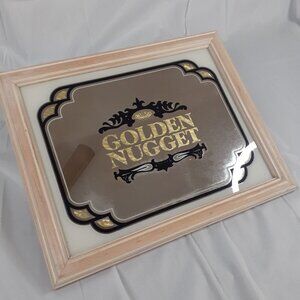 Golden Nugget Hotel Casino Las Vegas Framed Bar Mirror